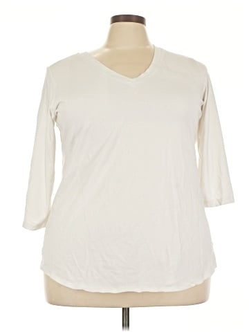 Susan Graver 3/4 Sleeve T-Shirt (view 1)