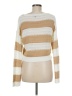 Lulus 100% Acrylic Stripes Ivory Pullover Sweater Size M - photo 2