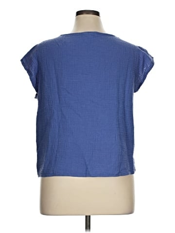 Three Dots Short Sleeve Top (view 2)