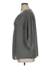 Joe Fresh 100% Polyester Houndstooth Gray 3/4 Sleeve Blouse Size XL - photo 5