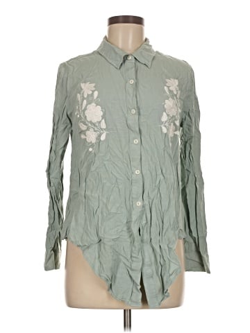 Hem & Thread Long Sleeve Blouse (view 1)
