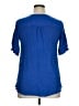 Umgee Blue Short Sleeve Blouse Size XL - photo 2