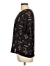 metaphor Black Short Sleeve Blouse Size L - photo 5