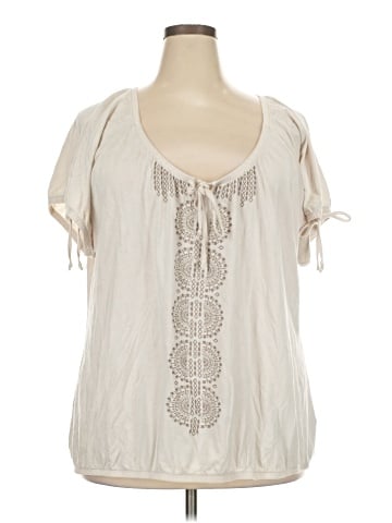 SONOMA life + style Short Sleeve Blouse (view 1)