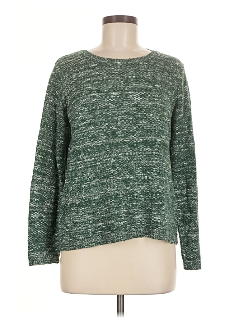 Pre-owned Alfred Dunner Pullover Sweater In Green