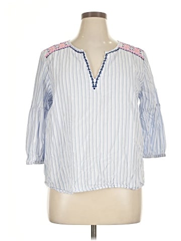 St. John's Bay 3/4 Sleeve Blouse (view 1)