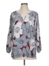 Merona Gray 3/4 Sleeve Blouse Size L (estimated) - photo 1