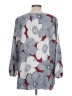 Merona Gray 3/4 Sleeve Blouse Size L (estimated) - photo 2