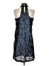 Alya 100% Polyester Metallic Blue Cocktail Dress Size S - photo 2