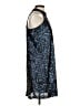 Alya 100% Polyester Metallic Blue Cocktail Dress Size S - photo 4