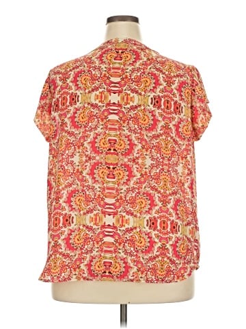 Saint Tropez West Short Sleeve Blouse (view 2)