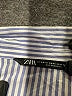 Zara Blue 3/4 Sleeve Button-Down Shirt Size S - photo 7
