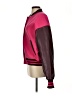 Good American 100% Polyester Color Block Burgundy Jacket Size Sm (1) - photo 5