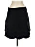 Aryeh Solid Black Casual Skirt Size S - photo 2