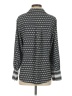 Vince Camuto 100% Polyester Print Black Gray Long Sleeve Blouse Size XS - photo 2