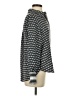 Vince Camuto 100% Polyester Print Black Gray Long Sleeve Blouse Size XS - photo 4