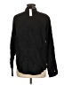 Olivaceous Solid Black Long Sleeve Button-Down Shirt Size M - photo 2