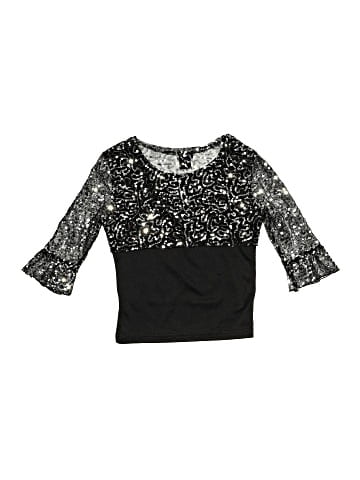 Basic Editions 3/4 Sleeve Top (view 2)