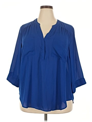 Torrid 3/4 Sleeve T-Shirt (view 1)