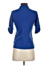 Lauren by Ralph Lauren Blue 3/4 Sleeve Button-Down Shirt Size S - photo 2