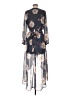 Lily Rose 100% Polyester Floral Blue Cocktail Dress Size M - photo 2
