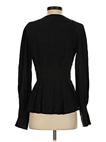 Something Navy Long Sleeve Blouse (view 2)