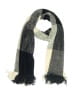 Assorted Brands 100% Viscose Plaid Gray Black Scarf One size - photo 1