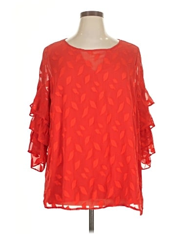 Fever 3/4 Sleeve Blouse (view 1)