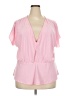 Leith Pink Short Sleeve Blouse Size 3X - photo 1