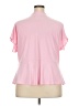 Leith Pink Short Sleeve Blouse Size 3X - photo 2