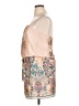 Bisou Bisou Paisley Tan Pink Cocktail Dress Size 14 - photo 5
