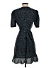 Aqua 100% Polyester Animal Print Blue Cocktail Dress Size S - photo 2