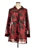 Torrid 100% Polyester Burgundy 3/4 Sleeve Blouse Size 1X (1) - photo 1