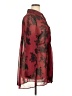 Torrid 100% Polyester Burgundy 3/4 Sleeve Blouse Size 1X (1) - photo 4
