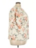Emery Rose Floral Ivory Short Sleeve Blouse Size 4X - photo 4