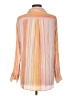 Z Supply 100% Rayon Stripes Orange Long Sleeve Blouse Size L - photo 2