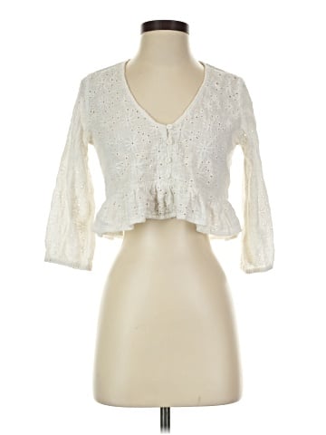 Audrey 3+1 3/4 Sleeve Blouse (view 1)