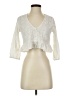 Audrey 3+1 Ivory 3/4 Sleeve Blouse Size S - photo 1