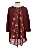 Le Lis Burgundy Pullover Sweater Size M - photo 2
