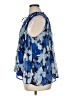 Ellen Tracy 100% Polyester Blue Sleeveless Blouse Size XL - photo 5