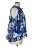 Ellen Tracy 100% Polyester Blue Sleeveless Blouse Size XL - photo 4