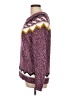 Old Navy Chevron-herringbone Burgundy Pullover Sweater Size L - photo 5