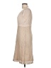Nine West Chevron-herringbone Tan Cocktail Dress Size 10 - photo 5