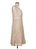 Nine West Chevron-herringbone Tan Cocktail Dress Size 10 - photo 4