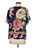 Maeve 100% Silk Blue Short Sleeve Silk Top Size 4 - photo 2