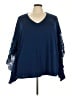 BLOOMCHIC Blue Poncho Size 22 - photo 1
