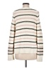 Madewell 100% Cotton Stripes Ivory Pullover Sweater Size M - photo 2