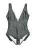 Cupshe 100% Polyester Solid Gray One Piece Swimsuit Size S - photo 1