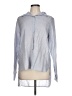 Mila 100% Cotton Gray Long Sleeve Blouse Size L - photo 1