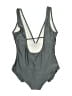 Cupshe 100% Polyester Solid Gray One Piece Swimsuit Size S - photo 2